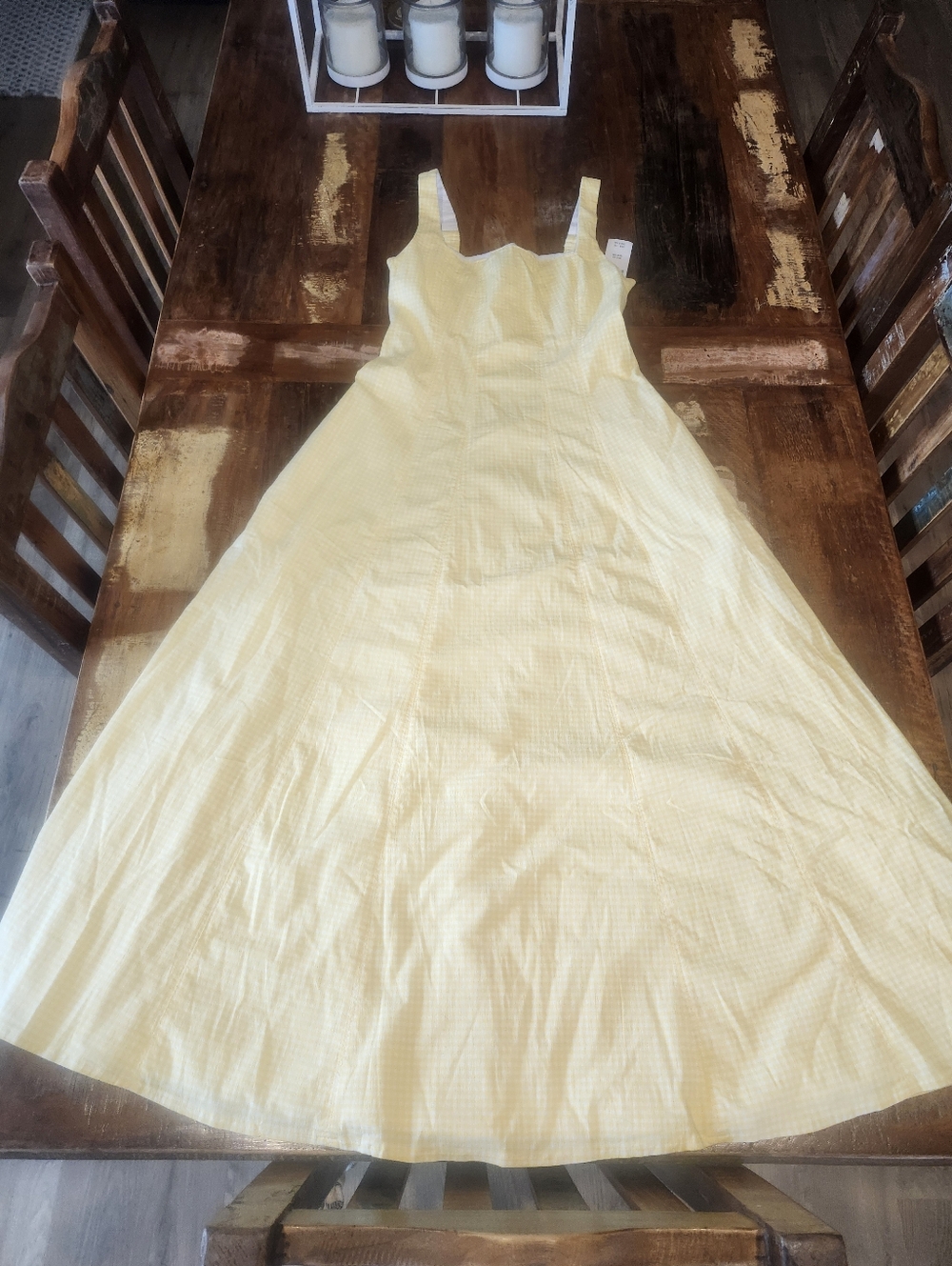NEW Abercrombie & Fitch Yellow Midi Dress